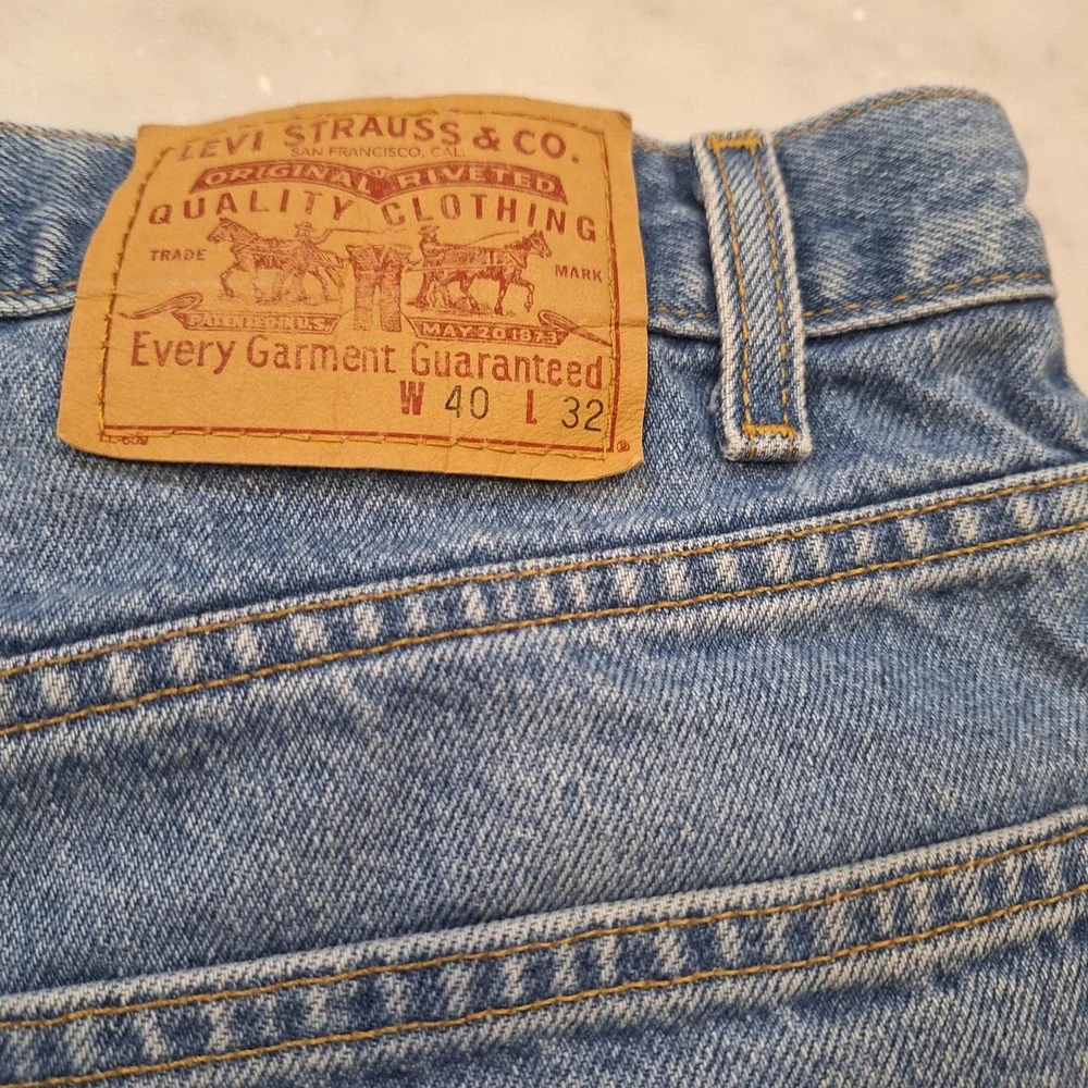 Vintage Y2K Levi's Jeans Mens 40x32 Relaxed Straight Leg 559 Denim Pants 0802
